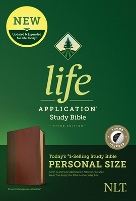 NLT Life Application Study Bible Third Edition Personal Size (Leatherlike Brown/Tan In