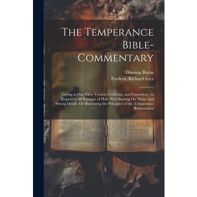 The Temperance Bible-Commentary