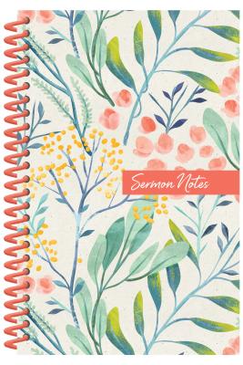 Floral Sermon Notes Journal