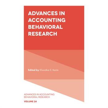 Advances in Accounting Behavioral Research