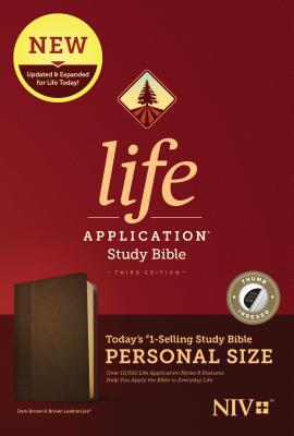 NIV Life Application Study Bible Third Edition Personal Size (Leatherlike Dark Brown/Br