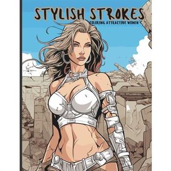 Stylish Strokes Coloring Attractive Women