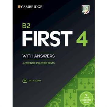 B2 First 4 Student's Book with Answers with Audio with Resource Bank