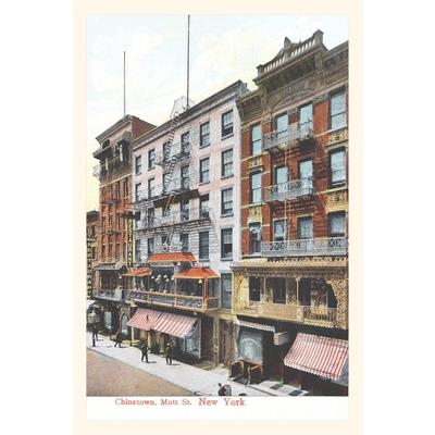 Vintage Journal Mott Street, Chinatown, New York City