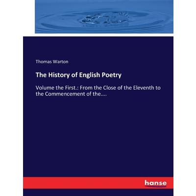 The History of English Poetry