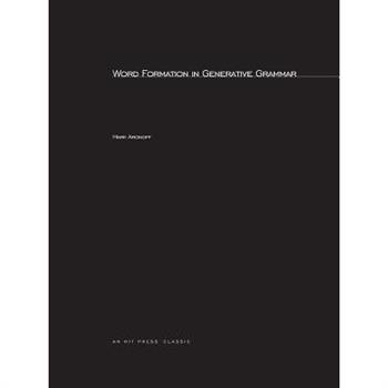 Word Formation in Generative Grammar