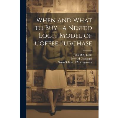 When and What to Buy--a Nested Logit Model of Coffee Purchase