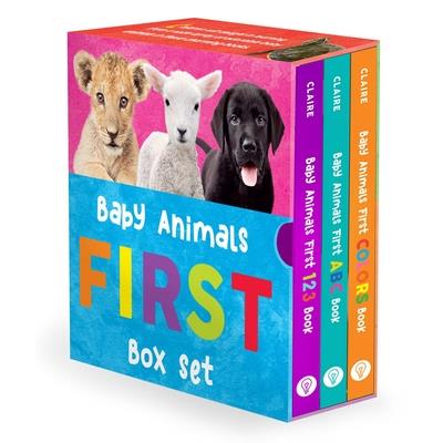 Baby Animals First Box Set: 123, Abc, Colors