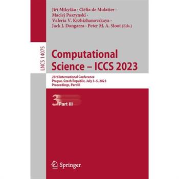 Computational Science - Iccs 2023