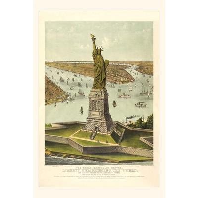 Vintage Journal Liberty Enlightening the World, New York Harbor