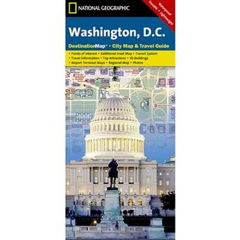 National Geographic Destination Map Washington D.C.
