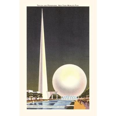 Vintage Journal Trylon and Perisphere, New York World’s Fair, 1939