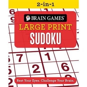 Brain Games 2-In-1 - Large Print Sudoku