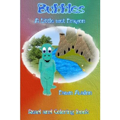 Bubbles, a little wet Dragon, read and coloring book