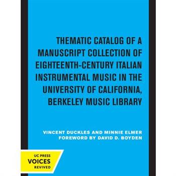 Thematic Catalog of a Manuscript Collection of Eighteenth-Century Italian Instrumental Music