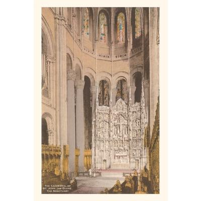 Vintage Journal Interior, St. John the Divine, New York City