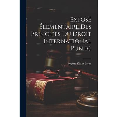 Expos矇 ?l矇mentaire des Principes du Droit International Public