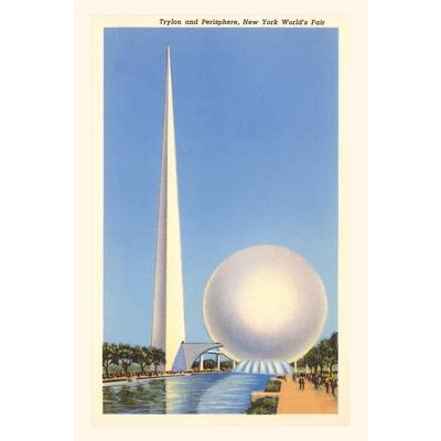 Vintage Journal Trylon and Perisphere, New York World’s Fair, 1939