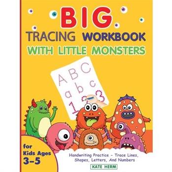 BIG Tracing Workbook with Little Monsters