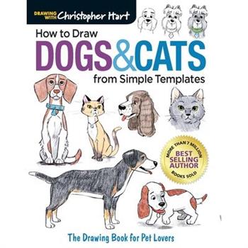 How to Draw Dogs & Cats from Simple Templates