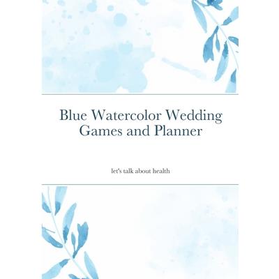 Blue Watercolor Wedding Games and Planner