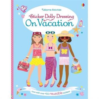 Sticker Dolly Dressing on Vacation