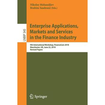 Enterprise Applications, Markets and Services in the Finance Industry