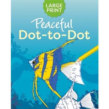Large Print Peaceful Dot-To-Dot