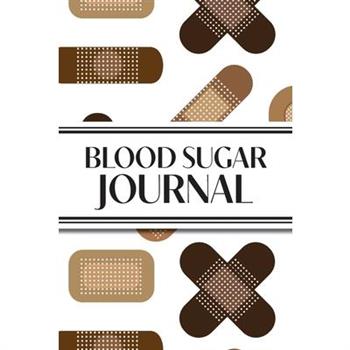 1-Year Daily Blood Sugar Journal (Medical Plasters Multi-Color Dark Skin Tone)