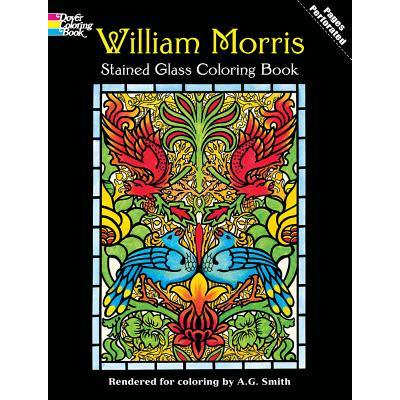 William Morris Stained Glass Coloring Book