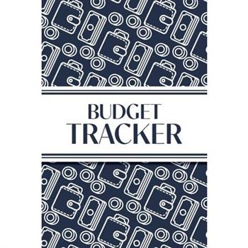 Budget Tracker (Navy and White Money Outlines)