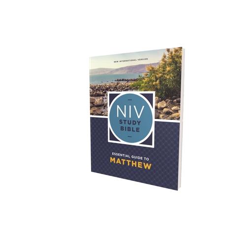 NIV Study Bible Essential Guide to Matthew, Paperback, Red Letter, Comfort Print
