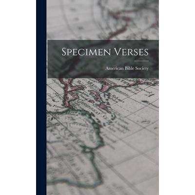 Specimen Verses