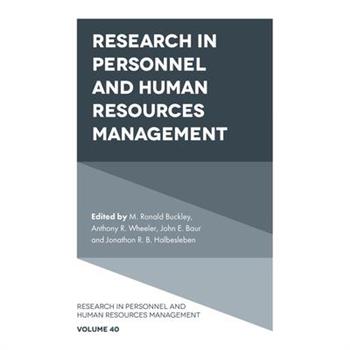Research in Personnel and Human Resources Management