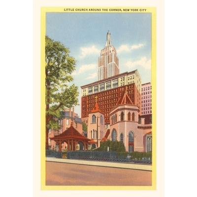 Vintage Journal Little Church around the Corner, New York City