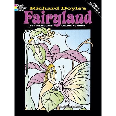 Fairyland Stained Glass Coloring Book