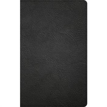 KJV Single-Column Personal Size Bible, Black Genuine Leather