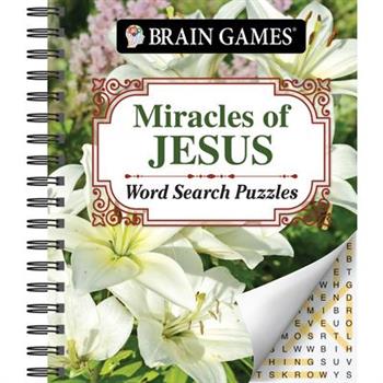 Brain Games - Miracles of Jesus Word Search Puzzles