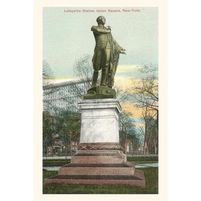 Vintage Journal Lafayette Statue, Union Square, New York City