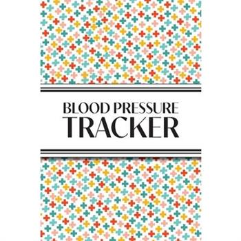 1-Year Blood Pressure Tracker (Multi-Color Health Crosses)
