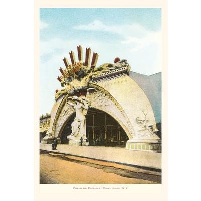 Vintage Journal Dreamland Entrance, Coney Island, New York City