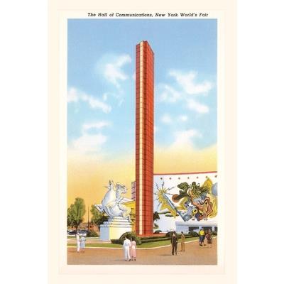 Vintage Journal Hall of Communications, New York World’s Fair, 1939