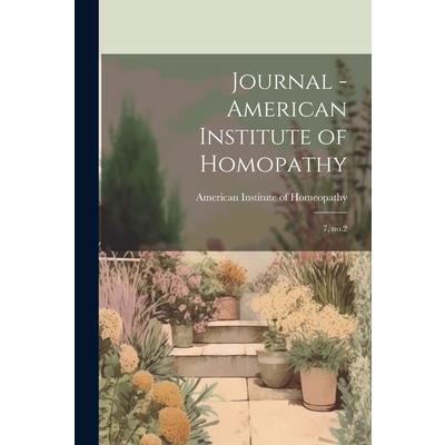 Journal - American Institute of Homopathy
