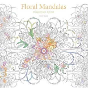 Floral Mandalas Coloring Book