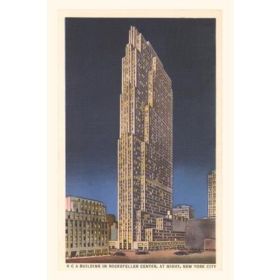 Vintage Journal Night, RCA Building, Rockefeller Center, New York City