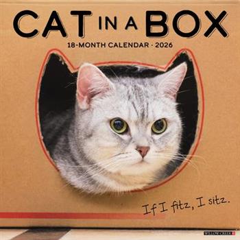 Cat in a Box 2026 12 X 12 Wall Calendar