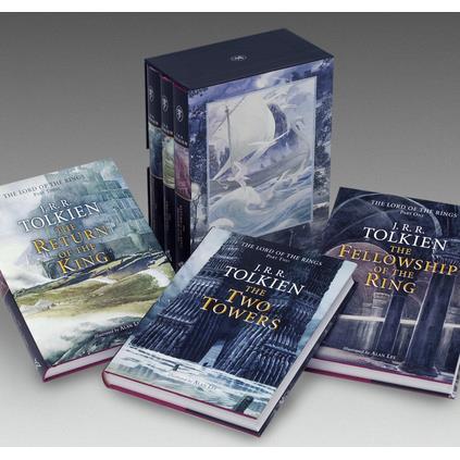 The Lord of the Rings Boxed Set (Alan Lee Illustrated Hardcover Edition) 魔戒1-3套書