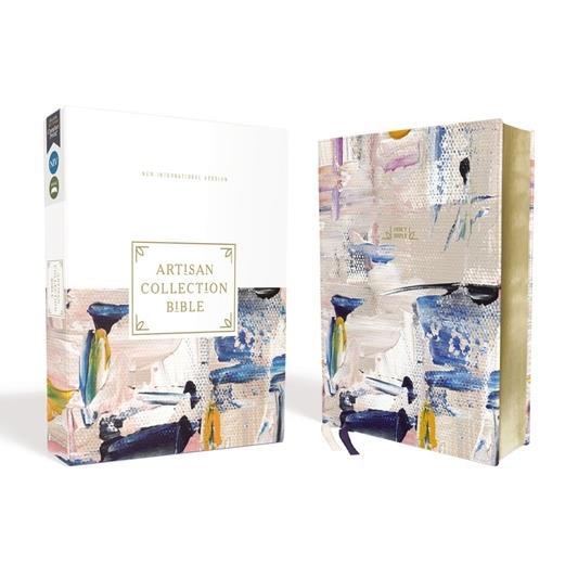 Niv, Artisan Collection Bible, Leathersoft, Multi-Color/Blue, Red Letter, Comfort Print