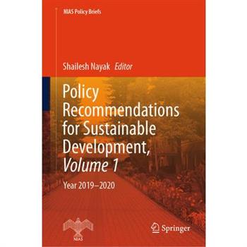 Policy Recommendations for Sustainable Development, Volume 1