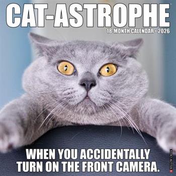 Cat-Astrophe 2026 12 X 12 Wall Calendar